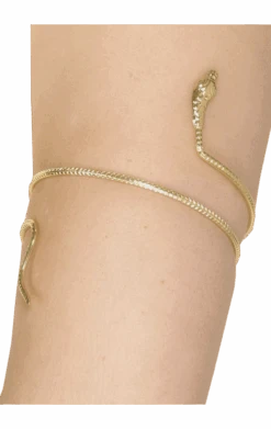 Smiffys Gold Snake Bracelet Accessory