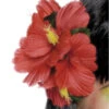Smiffys Hawaiian Red Flower Hair Clip Accessory -Masquerade Costumes 00001299p