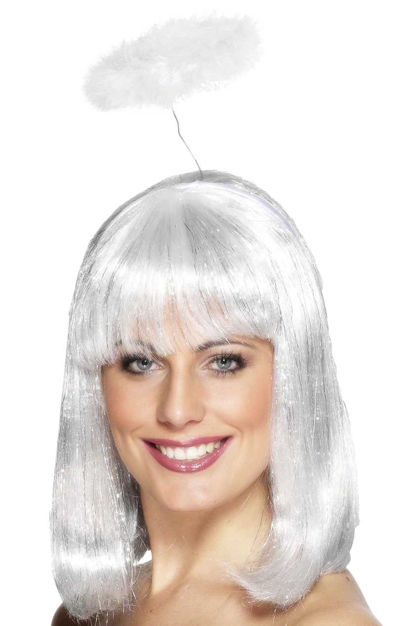 Smiffys White Angel Halo Accessory 3 Smiffys White Angel Halo Accessory