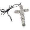 GENERIC Silver Cross Necklace Accessory -Masquerade Costumes 00001700p