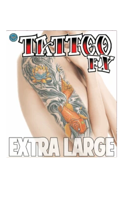 XL Koi Temporary Tattoo