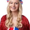 GENERIC Adult Unisex Plastic Union Jack Bowler Hat -Masquerade Costumes 00001759p