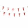 GENERIC England Flag Triangle Bunting Decoration -Masquerade Costumes 00001952p
