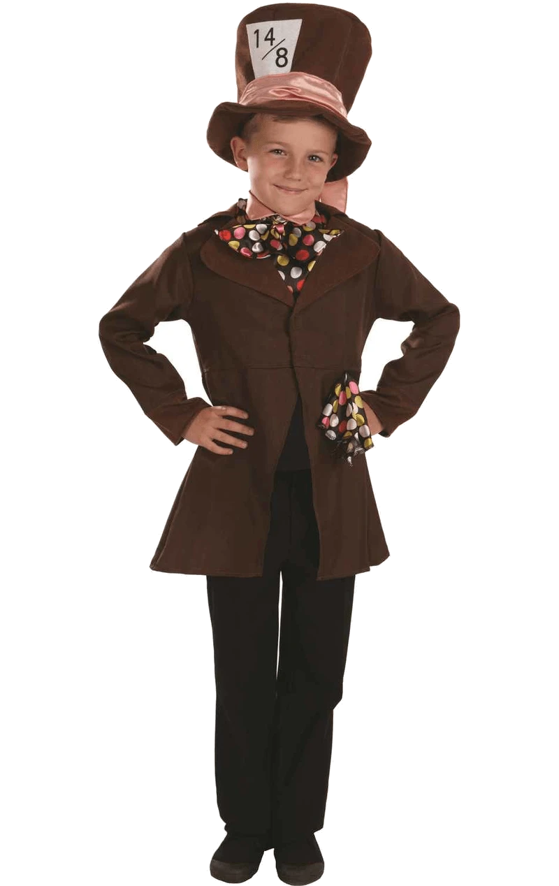 Childrens Little Mad Hatter Costume 3 Childrens Little Mad Hatter Costume
