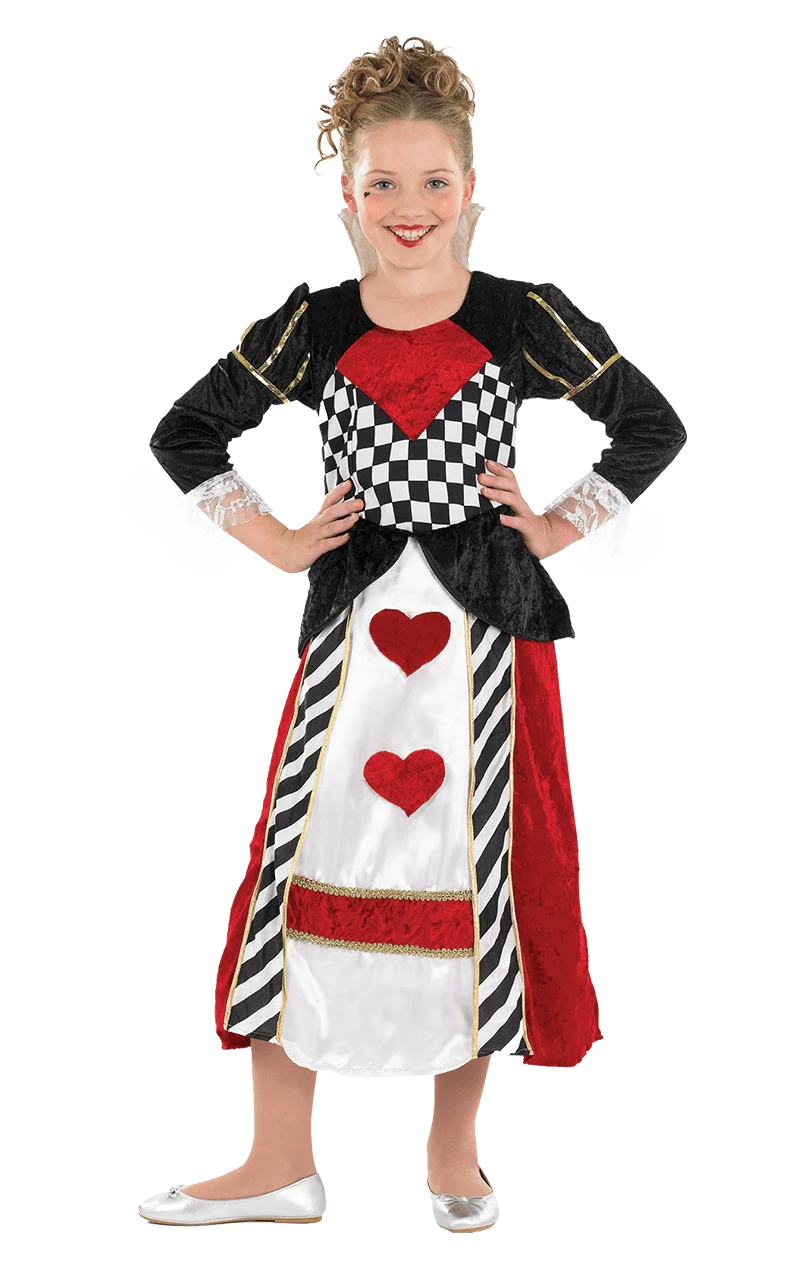 Childrens Queen Of Hearts Costume 3 Childrens Queen Of Hearts Costume