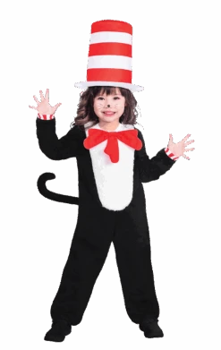 AMSCAN Kids Cat In The Hat Costume