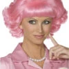 Smiffys Womens Grease Frenchy Pink Wig -Masquerade Costumes 00005068p