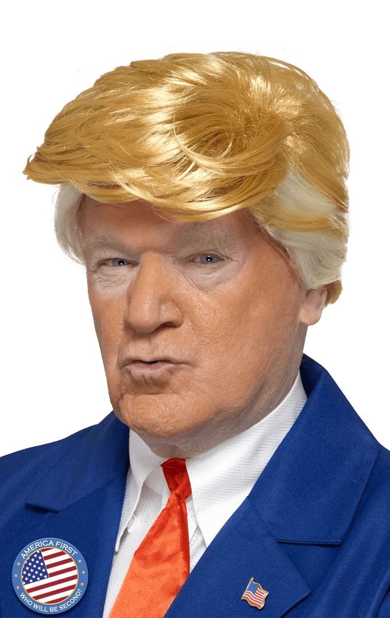 Smiffys President Trump Orange And Blonde Wig 3 Smiffys President Trump Orange And Blonde Wig