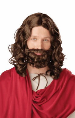 Jesus Wig And Beard Accessory