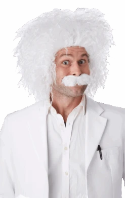 Einstein Wig And Moustache Accessory