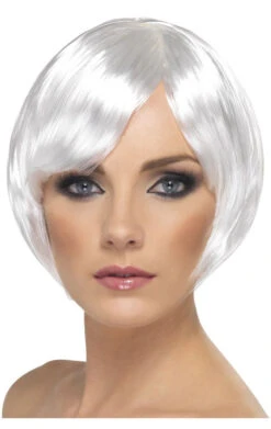 Smiffys Short White Babe Wig