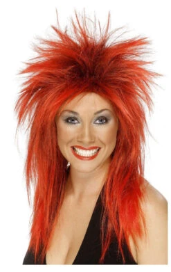 Smiffys Red And Black Tina Turner Wig