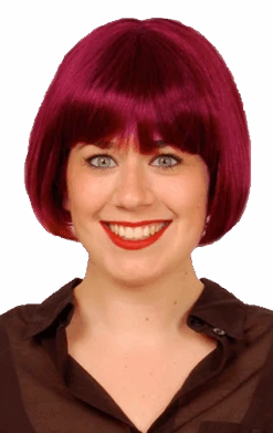 GENERIC Burgundy Eve Wig
