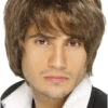 Smiffys Boy Band Wig (Brown) 2 Smiffys Boy Band Wig (Brown) -Masquerade Costumes 00005276p