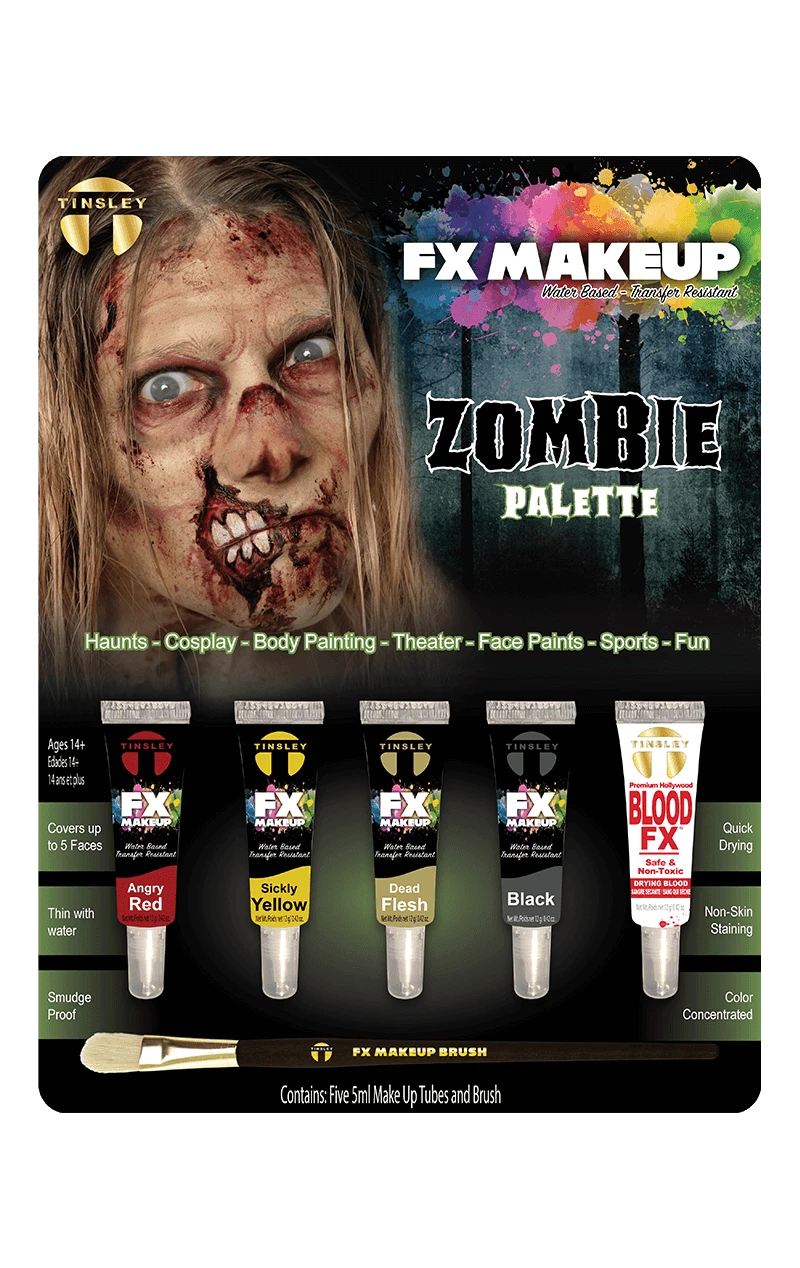 Zombie Palette FX Makeup Kit 3 Zombie Palette FX Makeup Kit