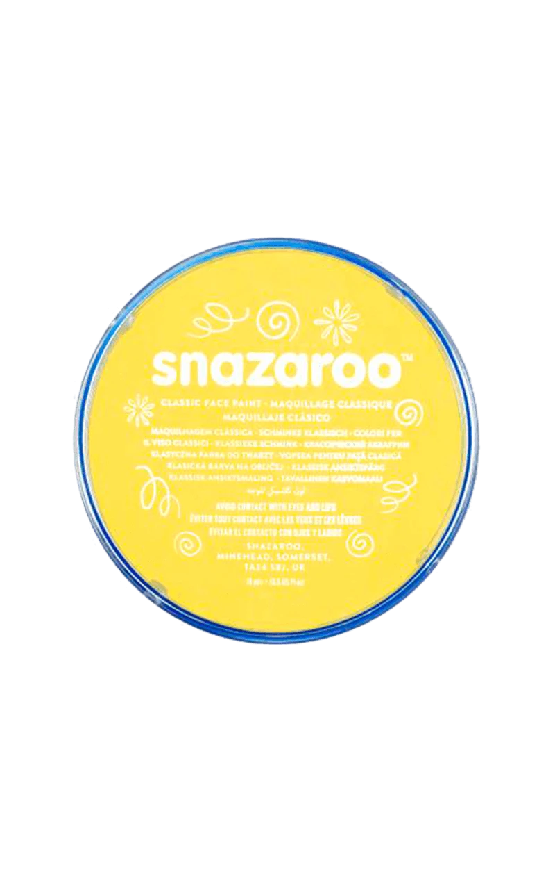 Snazaroo Yellow Face Paint 3 Snazaroo Yellow Face Paint