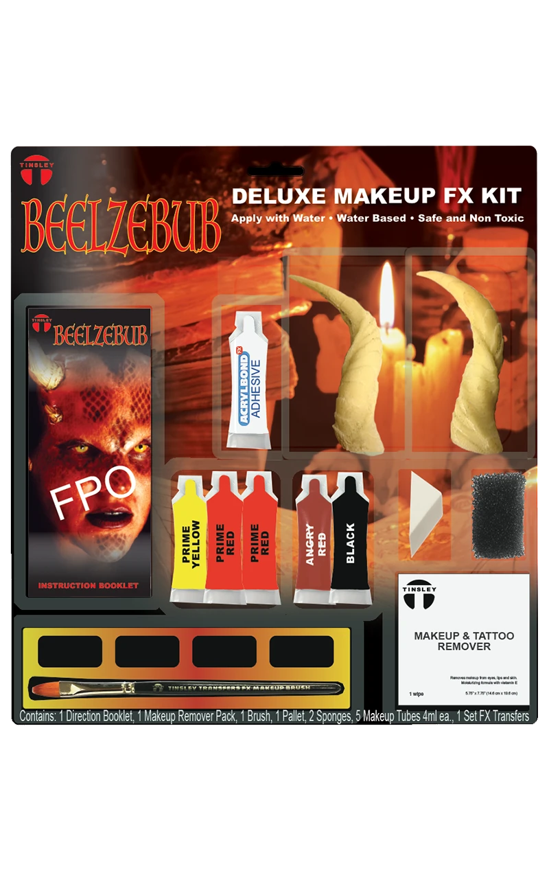 Beelzebub 3D FX Makeup Kit 3 Beelzebub 3D FX Makeup Kit