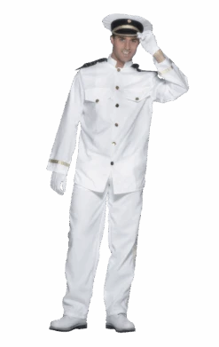Smiffys Adult Navy Whites Costume