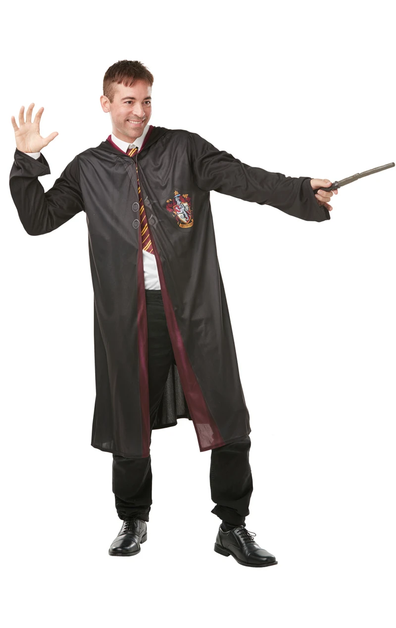 Adult Deluxe Gryffindor Robe Costume 3 Adult Deluxe Gryffindor Robe Costume