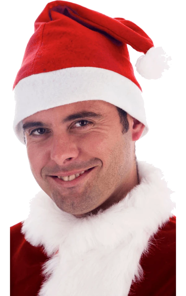 Smiffys Unisex Christmas Santa Hat 4 Smiffys Unisex Christmas Santa Hat - Image 2