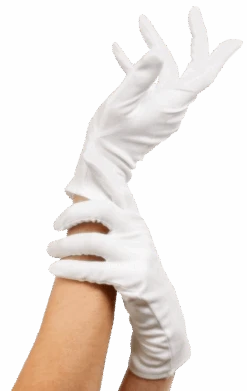 Smiffys Womens White Gloves