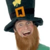 Smiffys Adult Leprechaun Hat And Beard -Masquerade Costumes 00010549p