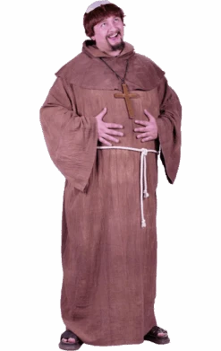 Palmer Adult Medieval Monk Costume (Plus Size)