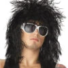 Rockin Dude Black Wig 1 Rockin Dude Black Wig -Masquerade Costumes 00010939p