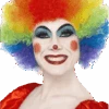 Rainbow Economy Clown Wig -Masquerade Costumes 00011515p