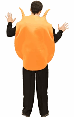 Adult Orange Hopper Costume -Masquerade Costumes 00011620a02