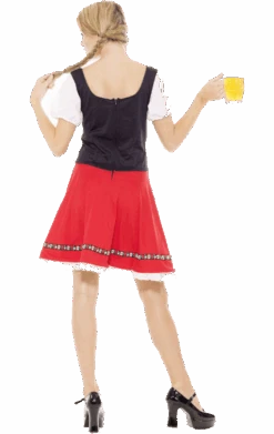 Womens Red Oktoberfest Bavarian Costume -Masquerade Costumes 00011812a02