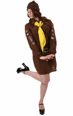 Adult Girls Brownie Uniform Costume