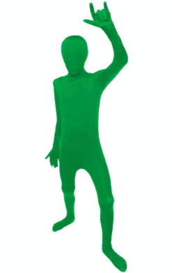 Kids Green Morpsuit Costume