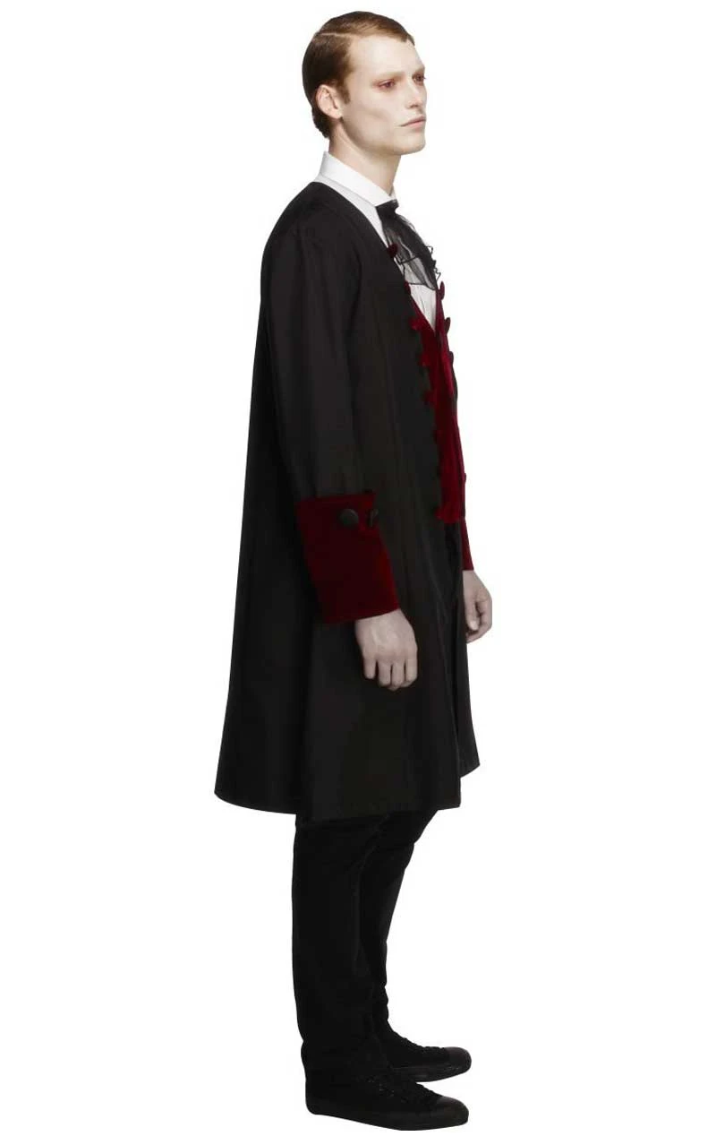 Smiffys Mens Classic Vampire Fancy Dress Costume 4 Smiffys Mens Classic Vampire Fancy Dress Costume - Image 2