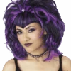 Palmer Evil Sorceress Black And Purple Wig -Masquerade Costumes 00014560p