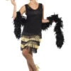 Smiffys Womens Fringe Flapper Dress -Masquerade Costumes 00015807p