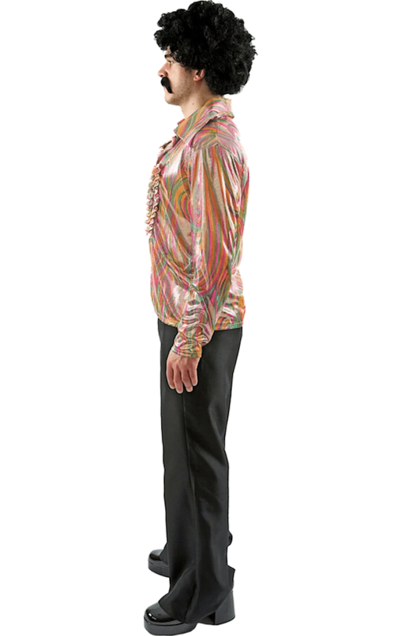 Mens Frill Disco Costume 4 Mens Frill Disco Costume - Image 2