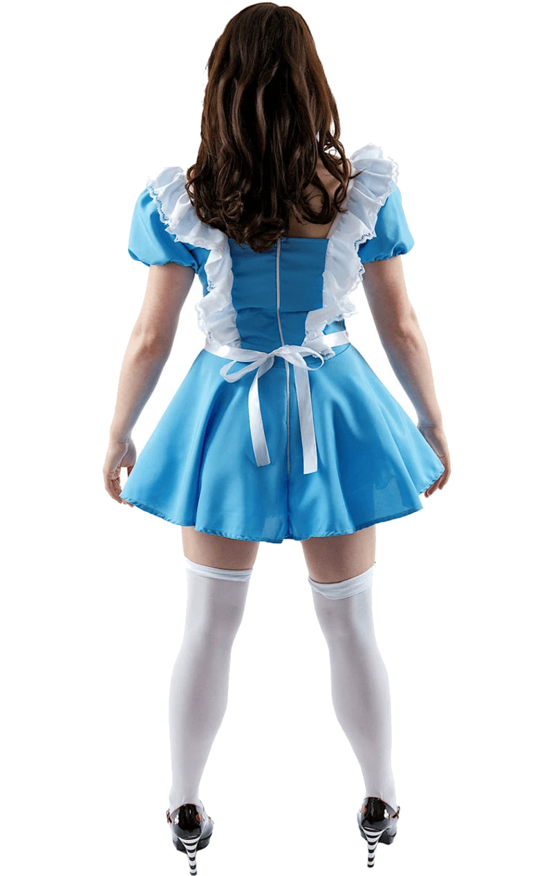 Womens Traditional Alice In Wonderland Costume 5 Womens Traditional Alice In Wonderland Costume - Image 3