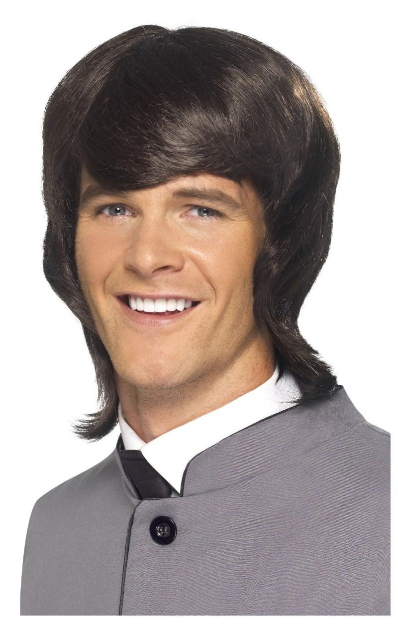 Smiffys 60s Brown Popstar Wig 3 Smiffys 60s Brown Popstar Wig
