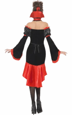 Smiffys Ladies Fever Boudoir Vampiress Costume -Masquerade Costumes 00016674a02