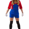 Womens Super Mario Costume -Masquerade Costumes 00017090p