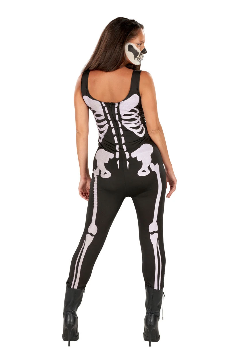 Womens Skeleton Tutu Jumpsuit Costume 6 Womens Skeleton Tutu Jumpsuit Costume - Image 4