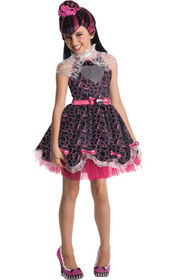 Child Draculaura 1600th Birthday Costume 3 Child Draculaura 1600th Birthday Costume