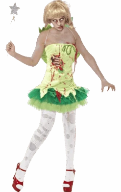 Smiffys Adult Zombie Fairy Costume