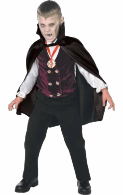 Kids Gothic Vampire Halloween Costume