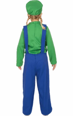 Kids Luigi Super Mario Costume 7 Kids Luigi Super Mario Costume -Masquerade Costumes 00019391a02