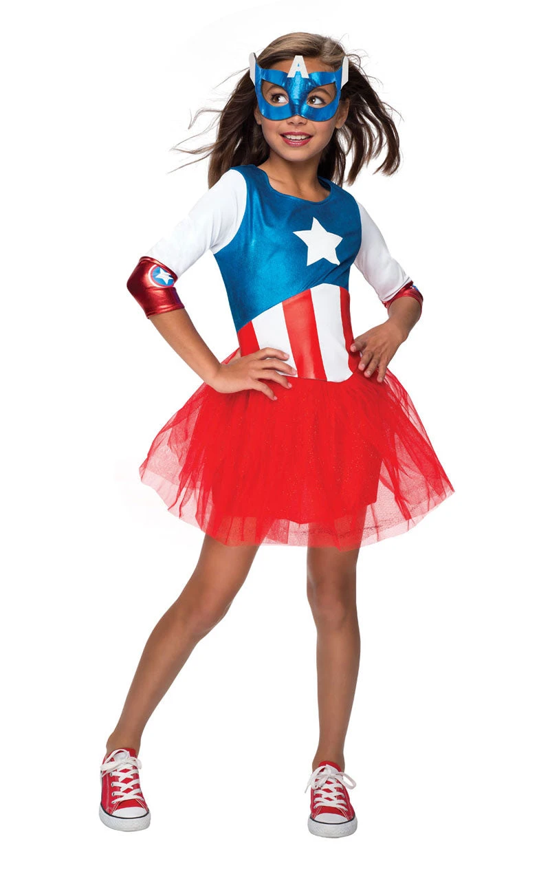 Girls Avengers American Dream Costume 3 Girls Avengers American Dream Costume