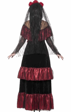 Smiffys Womens Day Of The Dead Bride Costume -Masquerade Costumes 00020724a02