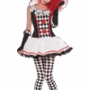 AMSCAN Girls Teen Harlequin Honey Jester Costume -Masquerade Costumes 00022927p