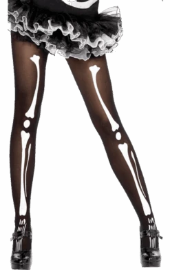 Womens Skeleton Tights